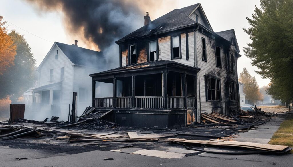 Fire Damage Restoration Edmond team inspecting property